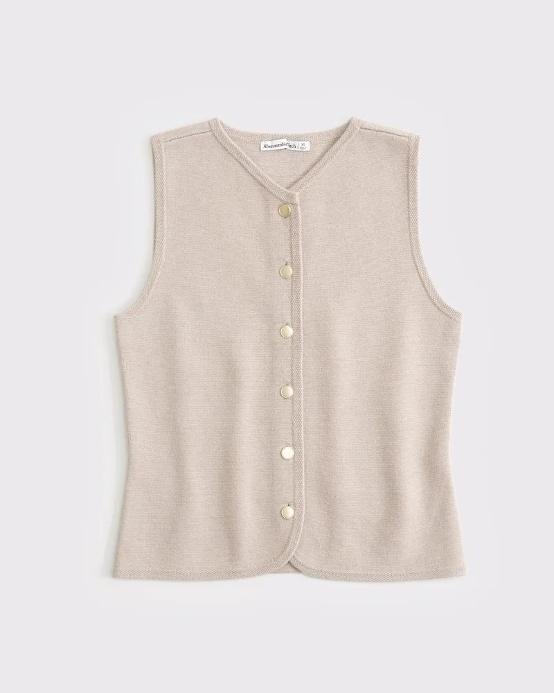 The A&F Mara High-V LuxeLoft Sweater Vest