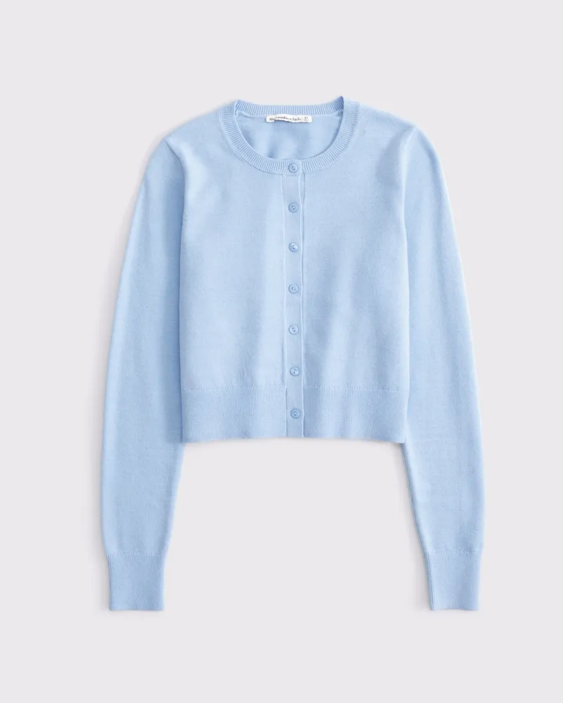 LuxeLoft Shrunken Crew Cardigan