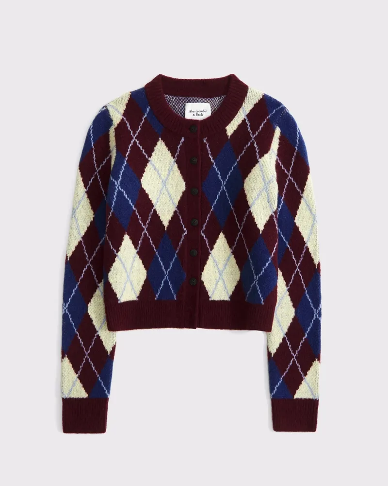 Shrunken Crew Cardigan