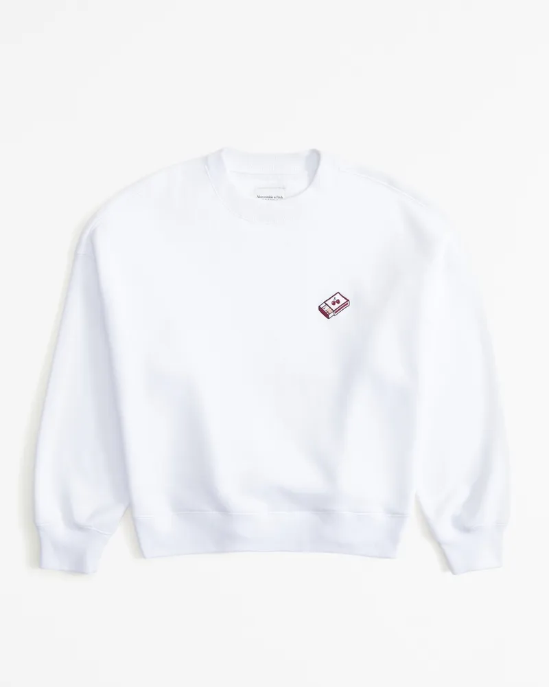 Embroidered Graphic Classic Sunday Crew