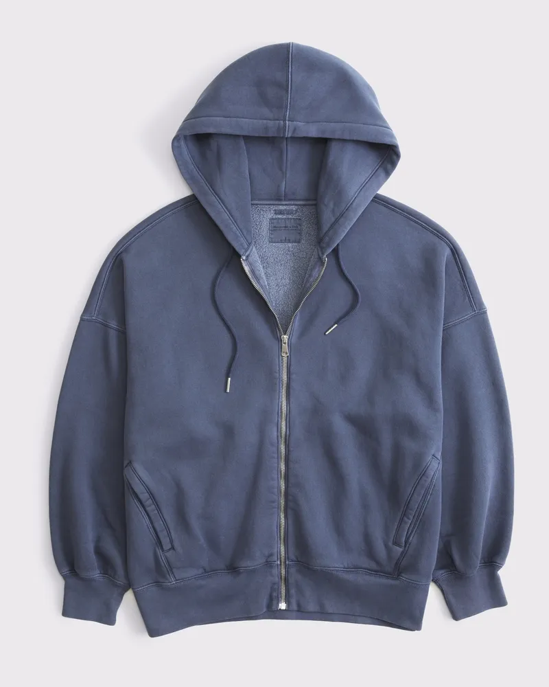 Essential Oversized Sunday Hooded Full-Zip