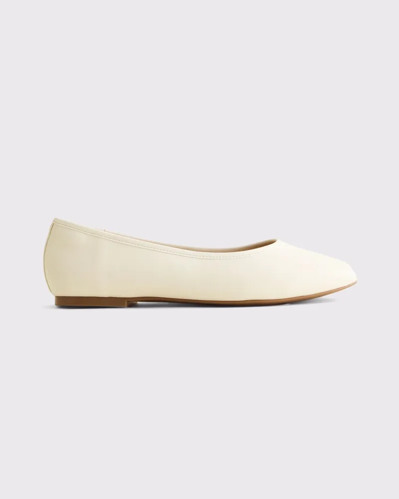 Vegan Leather Balletic Flats