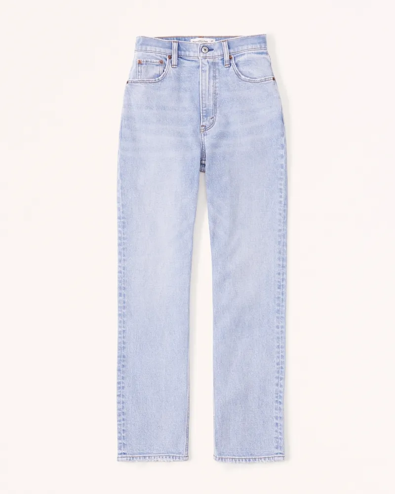 Ultra High Rise Ankle Straight Jean