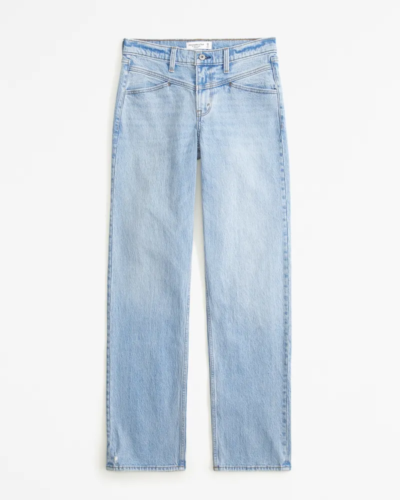 Mid Rise 90s Straight Jean