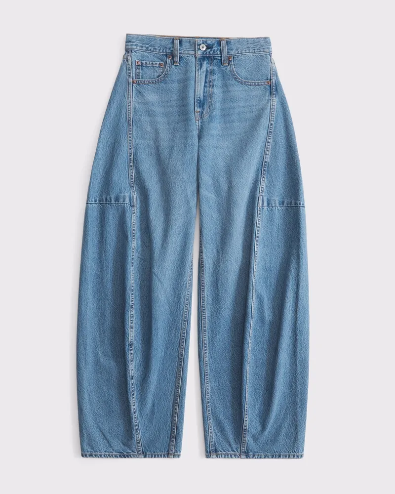 Mid Rise Ultra Barrel Jean