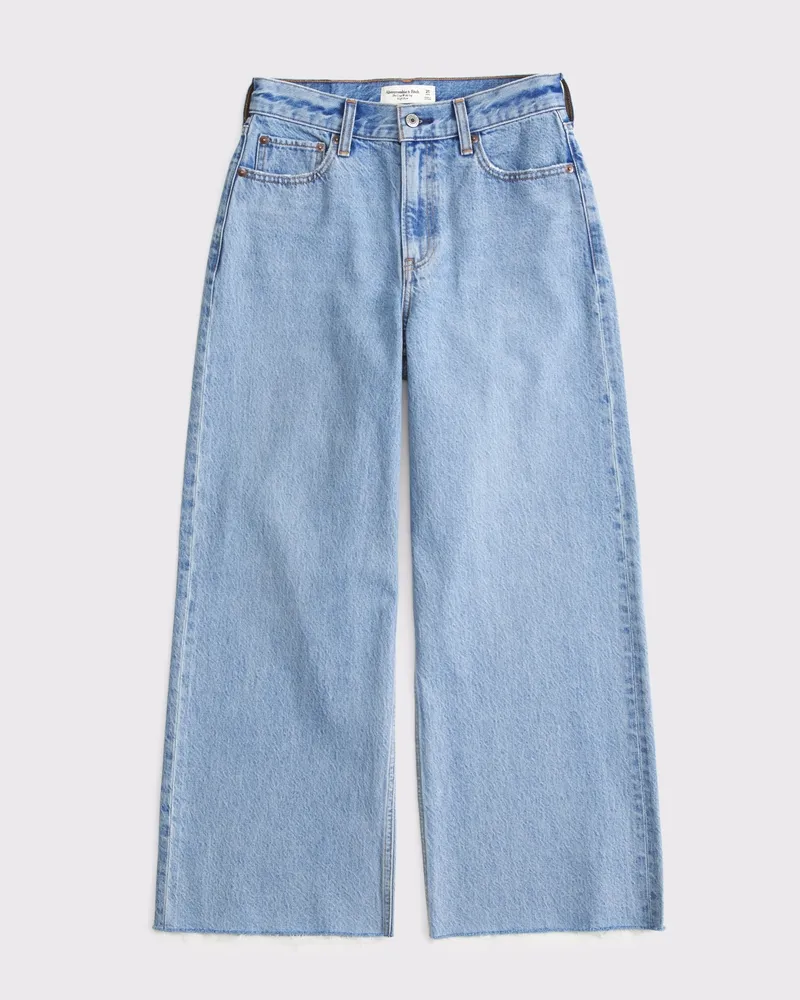 Curve Love High Rise Cropped Wide Leg Jean