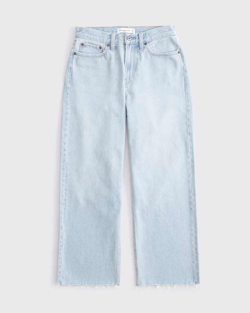 Curve Love Mid Rise Cropped Slouchy Jean