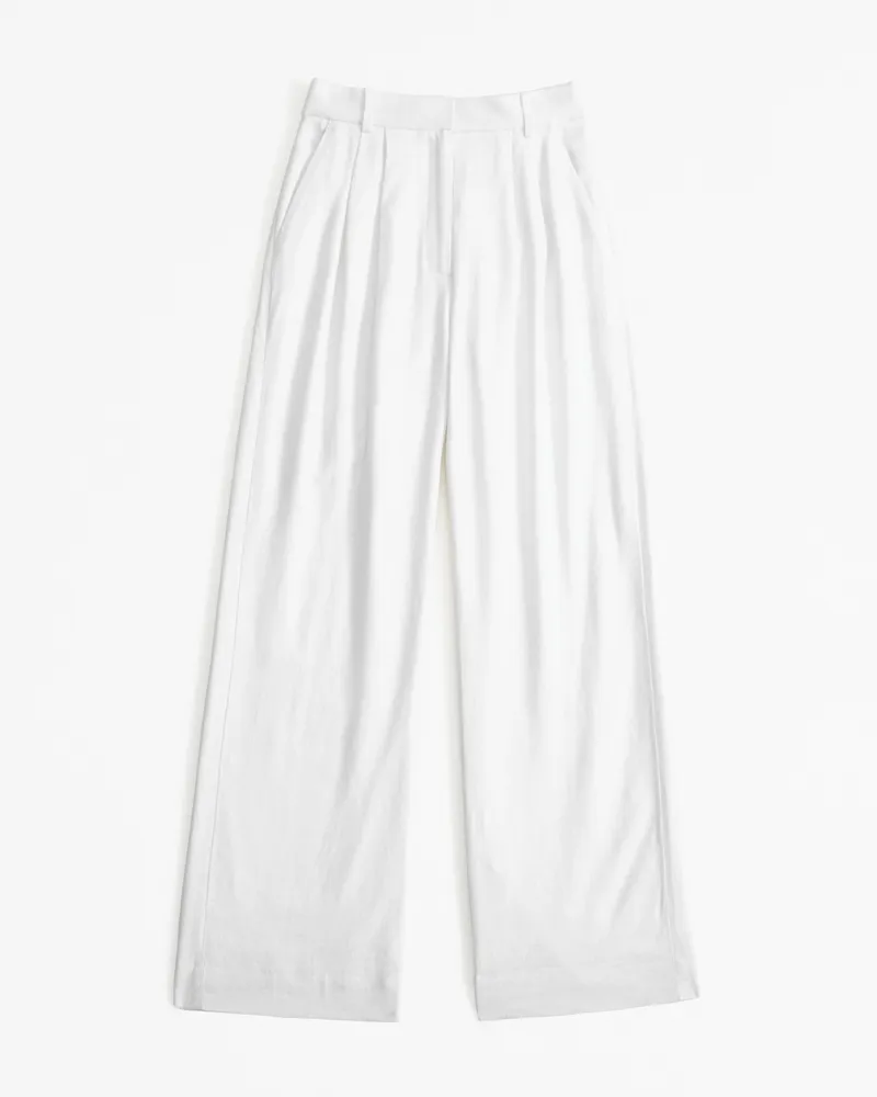 A&F Sloane Tailored Linen-Blend Pant