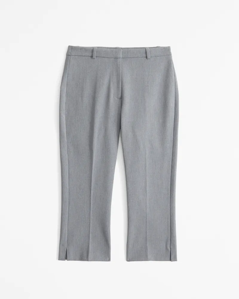 Curve Love Mid Rise Tailored Capri Pant