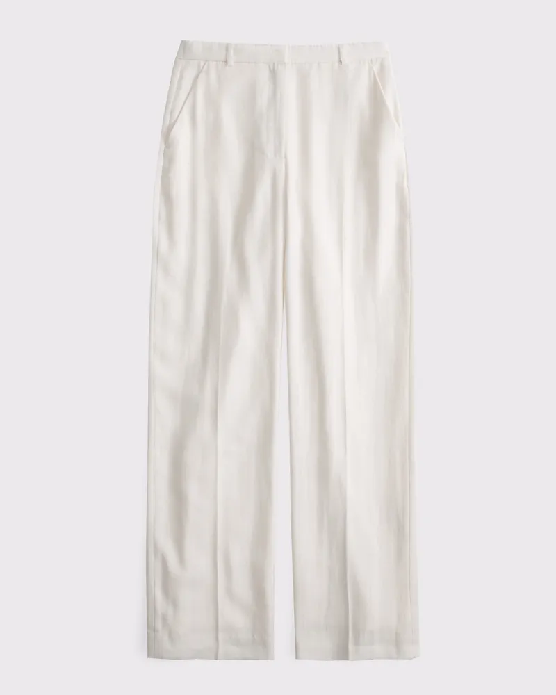 Curve Love Drapey Tailored Wide Leg Pant