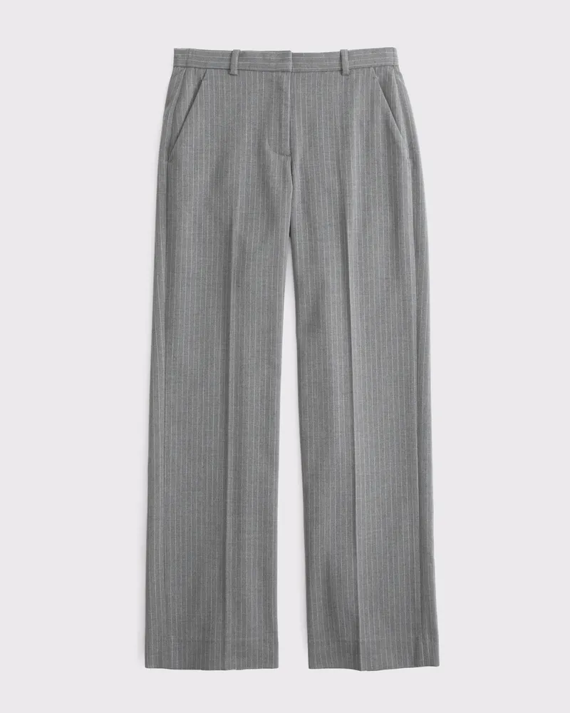 A&F Sloane Low Rise Tailored Wide Leg Pant