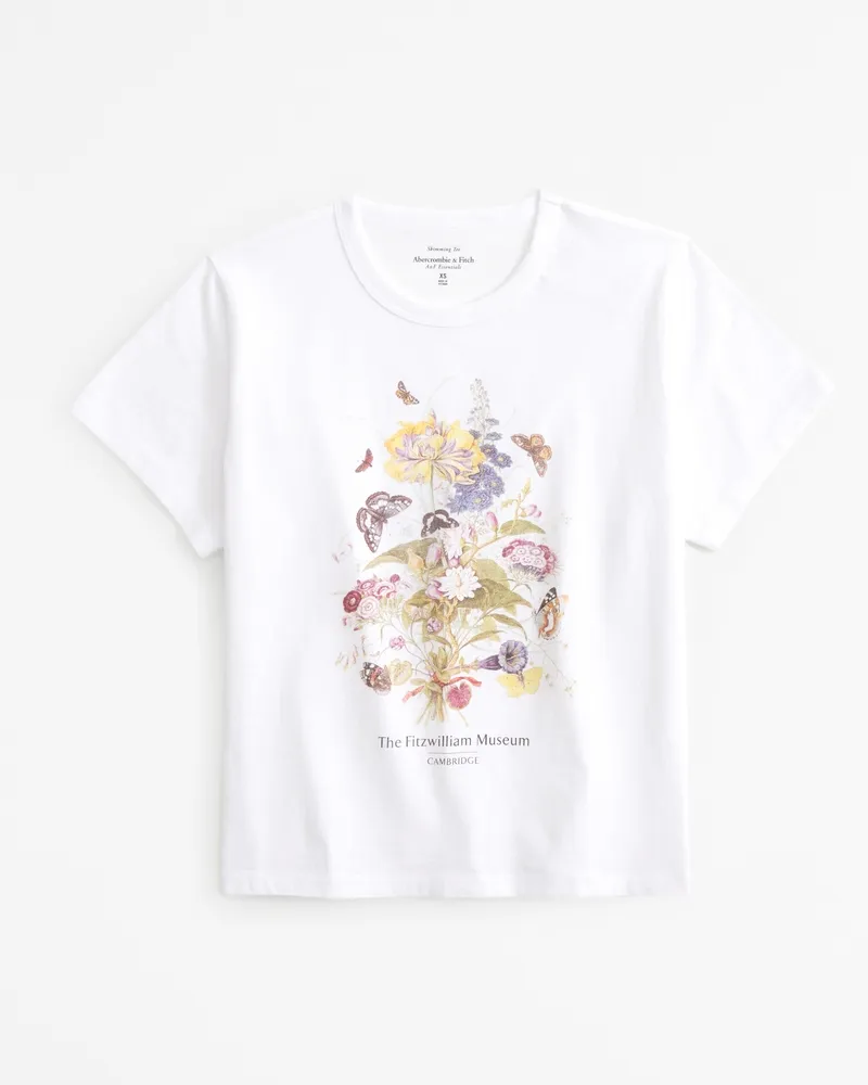 Short-Sleeve Fitzwilliam Museum Graphic Skimming Tee