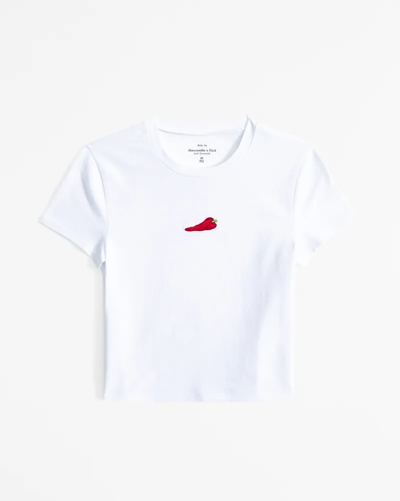 Red Pepper Graphic Baby Tee