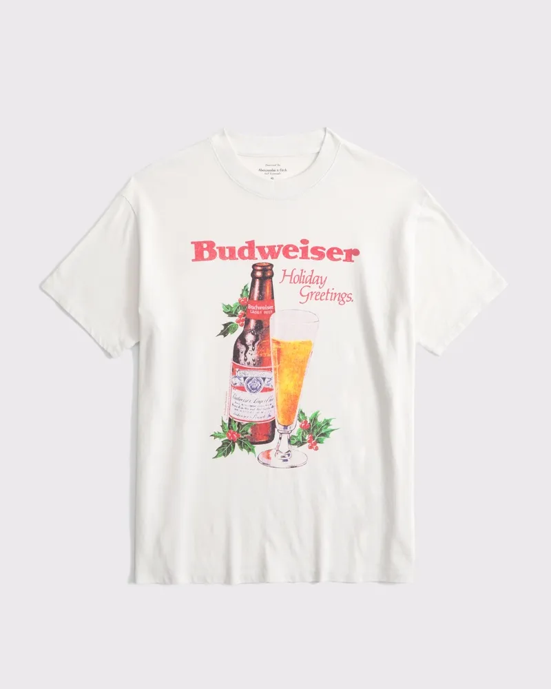 Oversized Budweiser Graphic Tee
