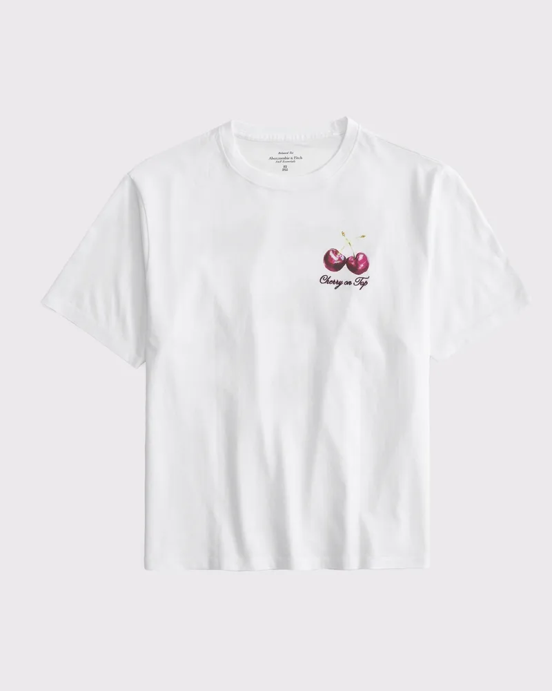 Short-Sleeve Queen of Hearts Graphic Relaxed Tee