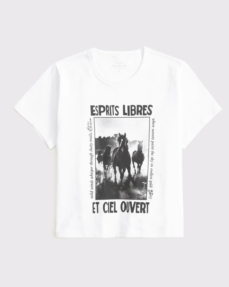 Short-Sleeve Western Graphic Skimming Tee