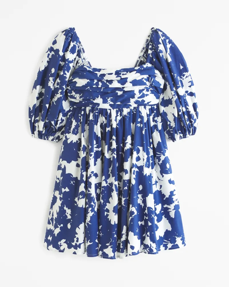 The A&F Emerson Poplin Puff Sleeve Mini Dress