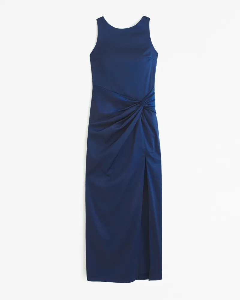 Draped Skirt Maxi Dress