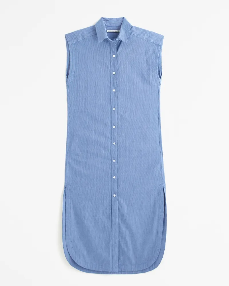 Button-Through Midi Shirt Dress