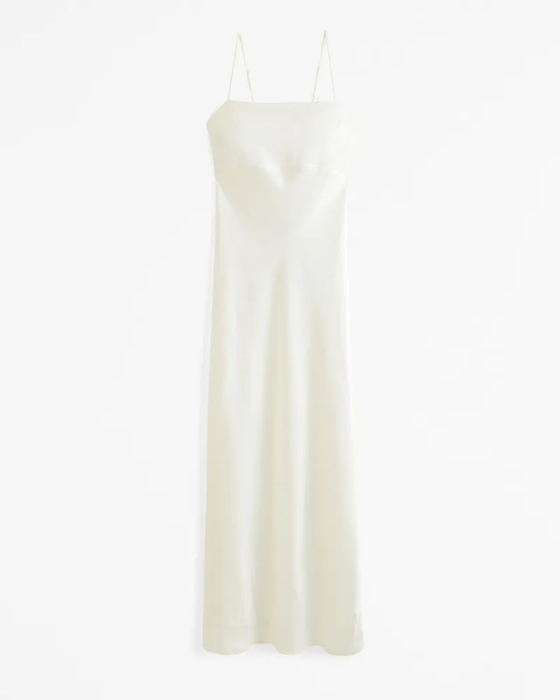 The A&F Julia Slip Cowl Back-Bow Maxi Dress