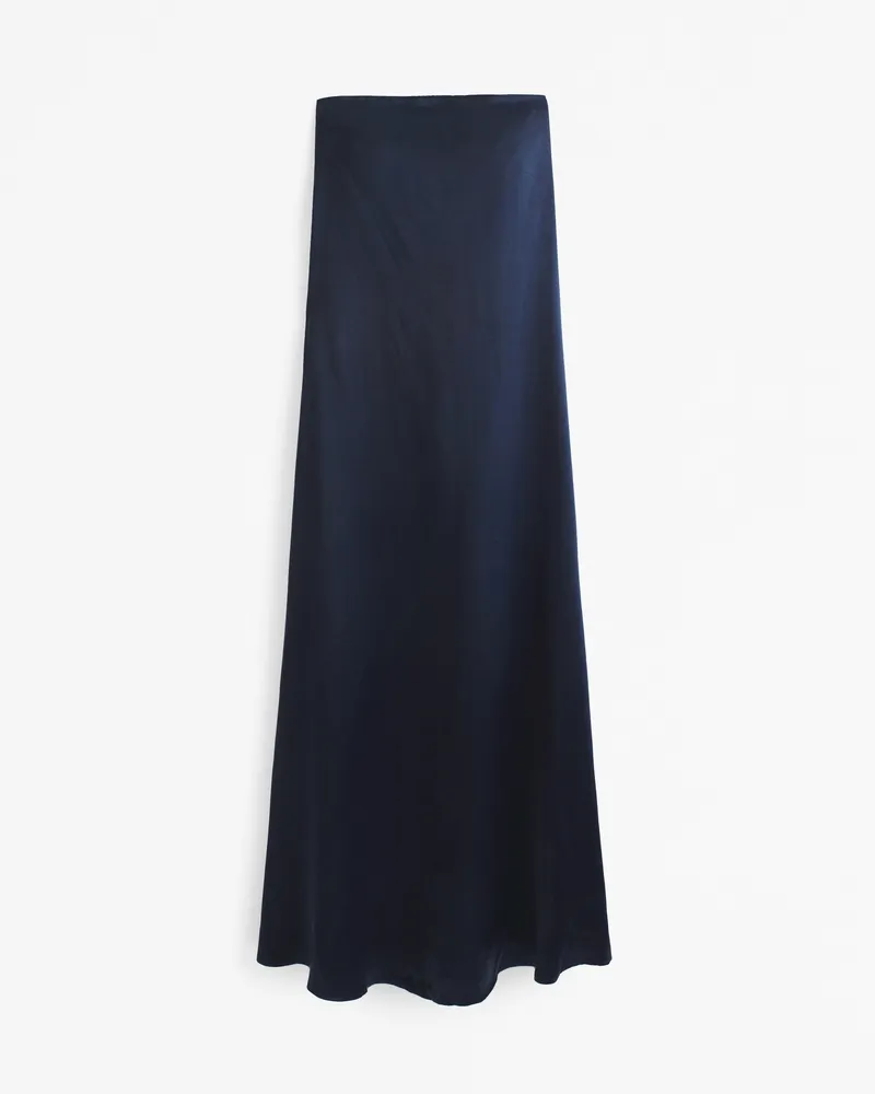 Strapless Trapeze Maxi Dress