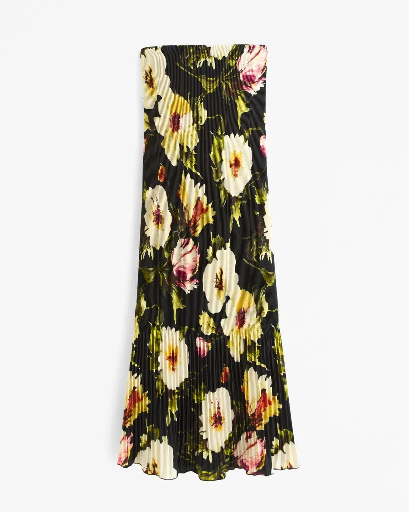 The A&F Giselle Pleat Release Midi Dress