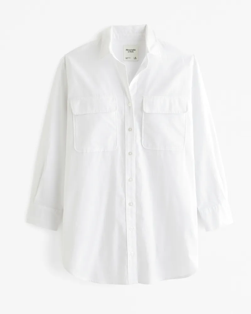 Oxford Mini Shirt Dress