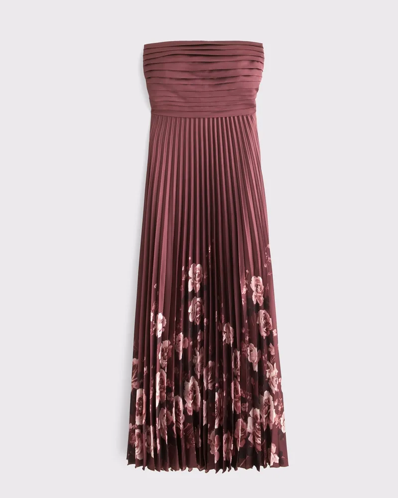 The A&F Giselle Strapless Drama Maxi Dress