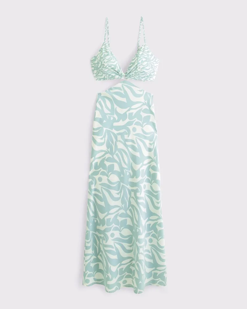 The A&F Julia Slip Cutout Maxi Dress