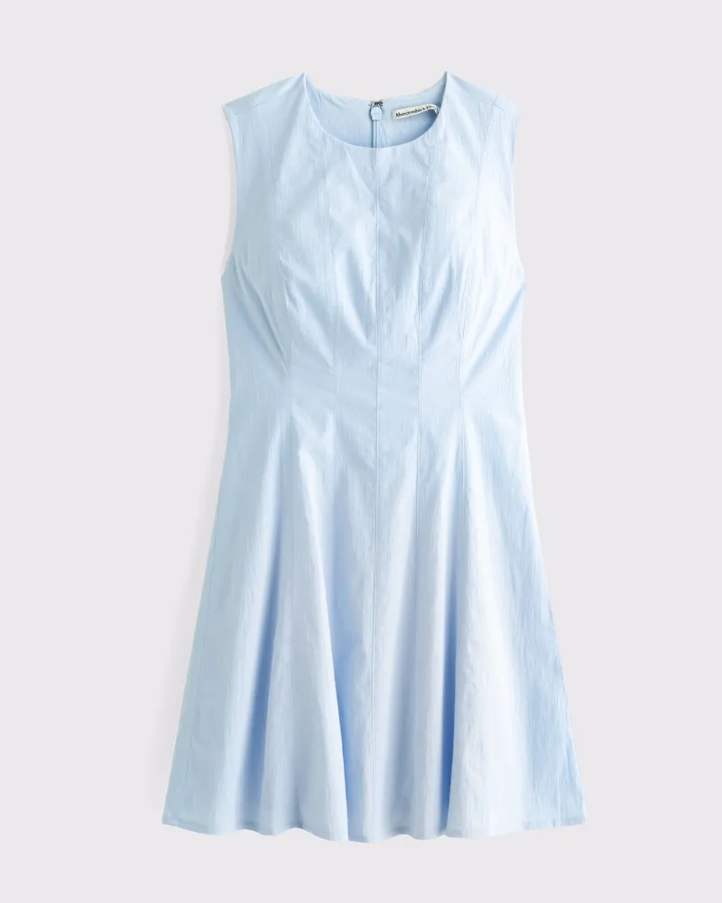 The A&F Mila High-Neck Mini Dress