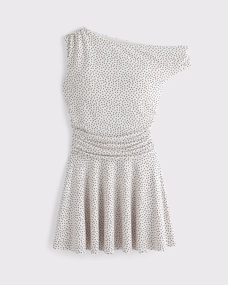 Bra-Free One-Shoulder Mini Dress
