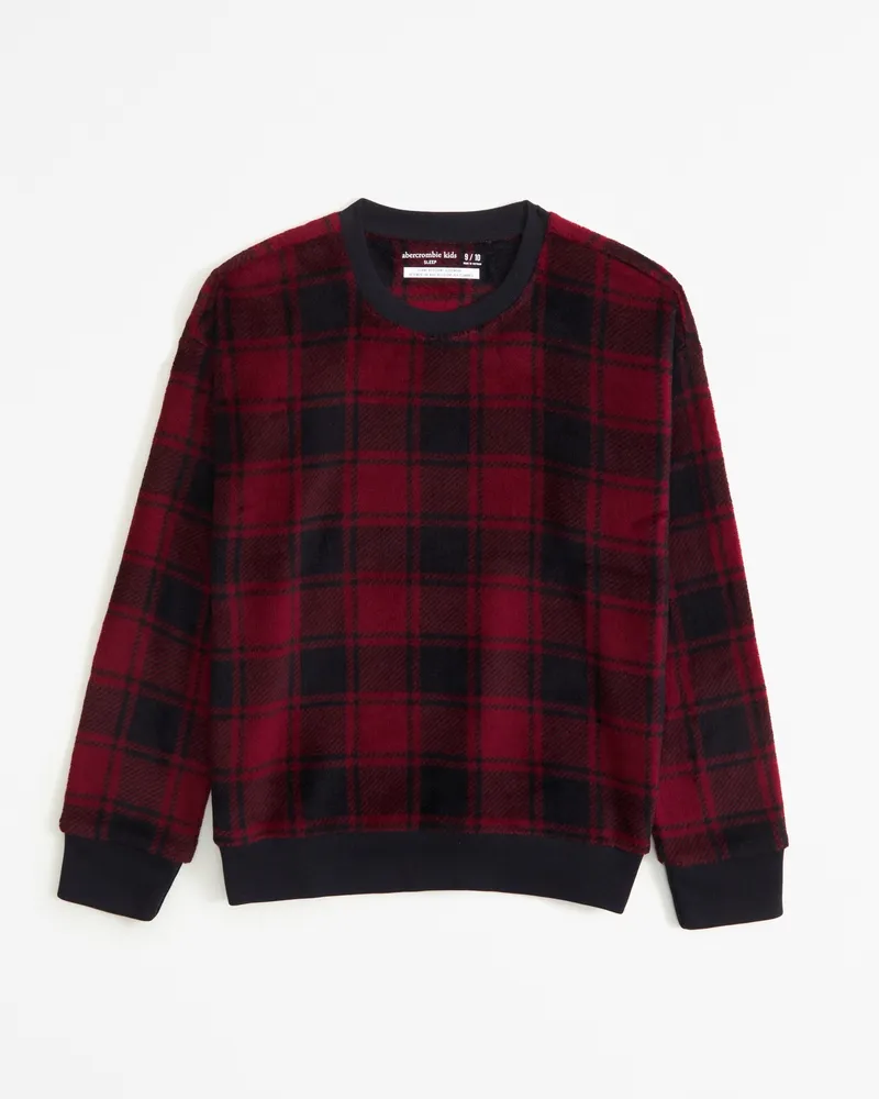 long-sleeve cozy sleep pajama top