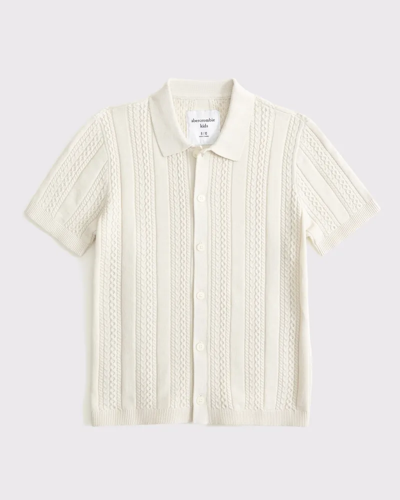 button-through sweater polo