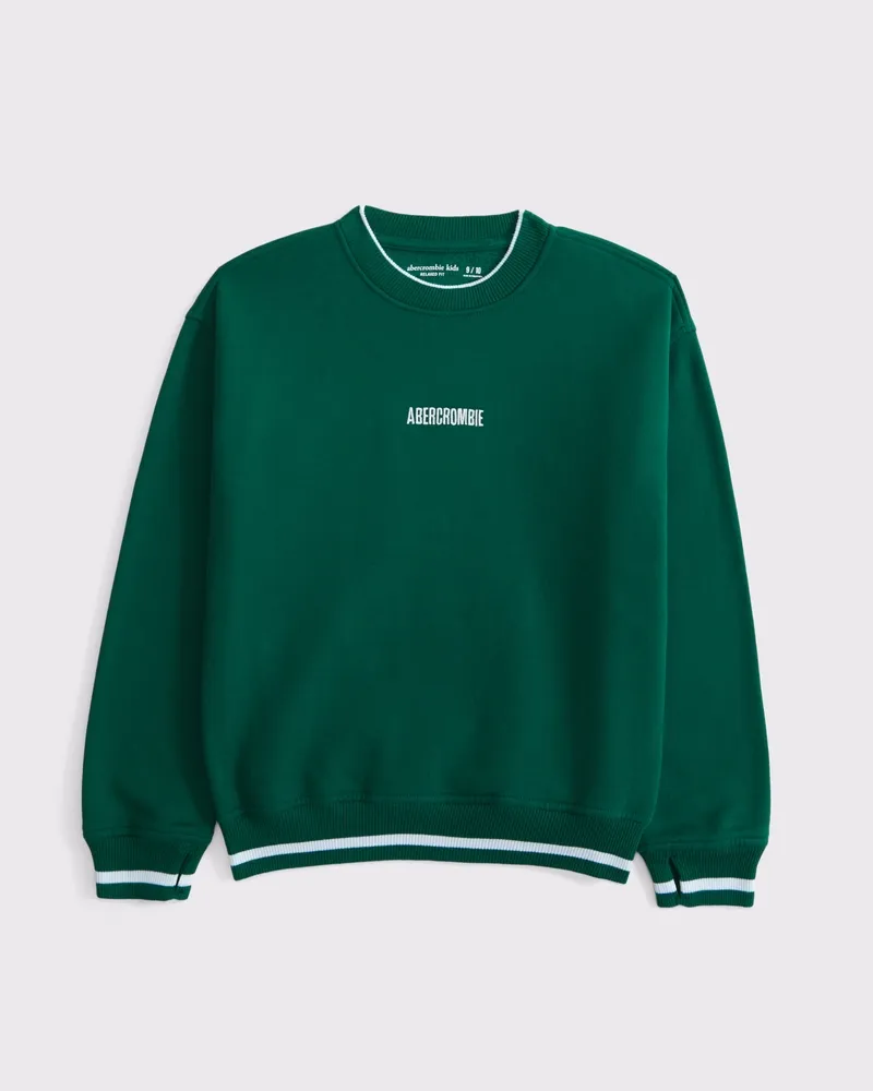 boxy logo sweatshirt