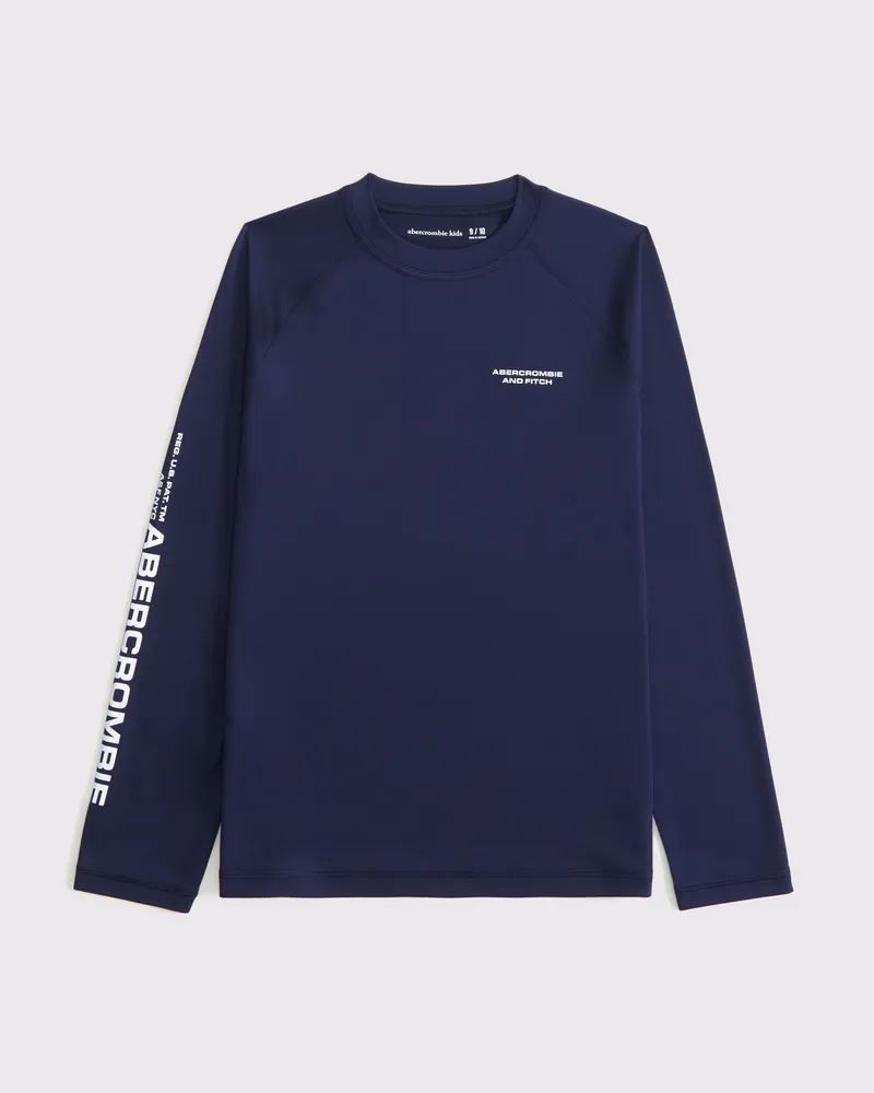 long-sleeve logo rashguard