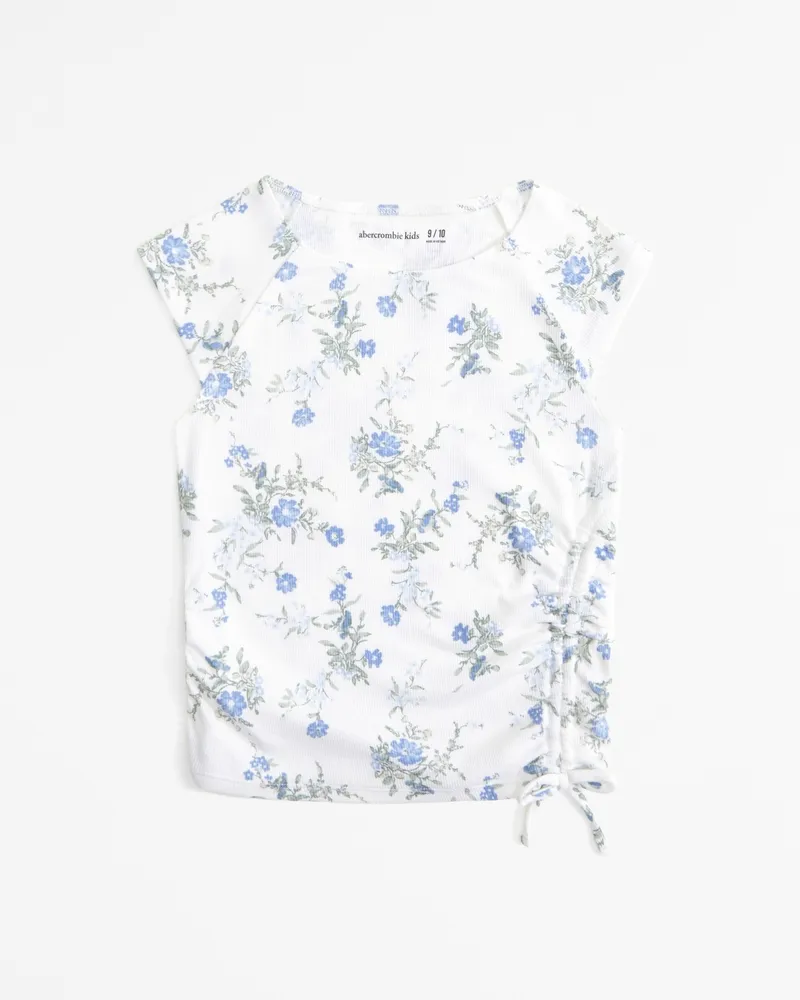 cinched tie rib top