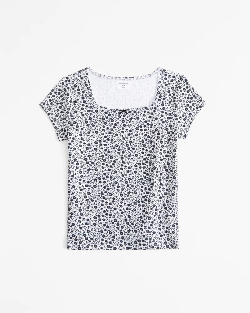 squareneck bow tee