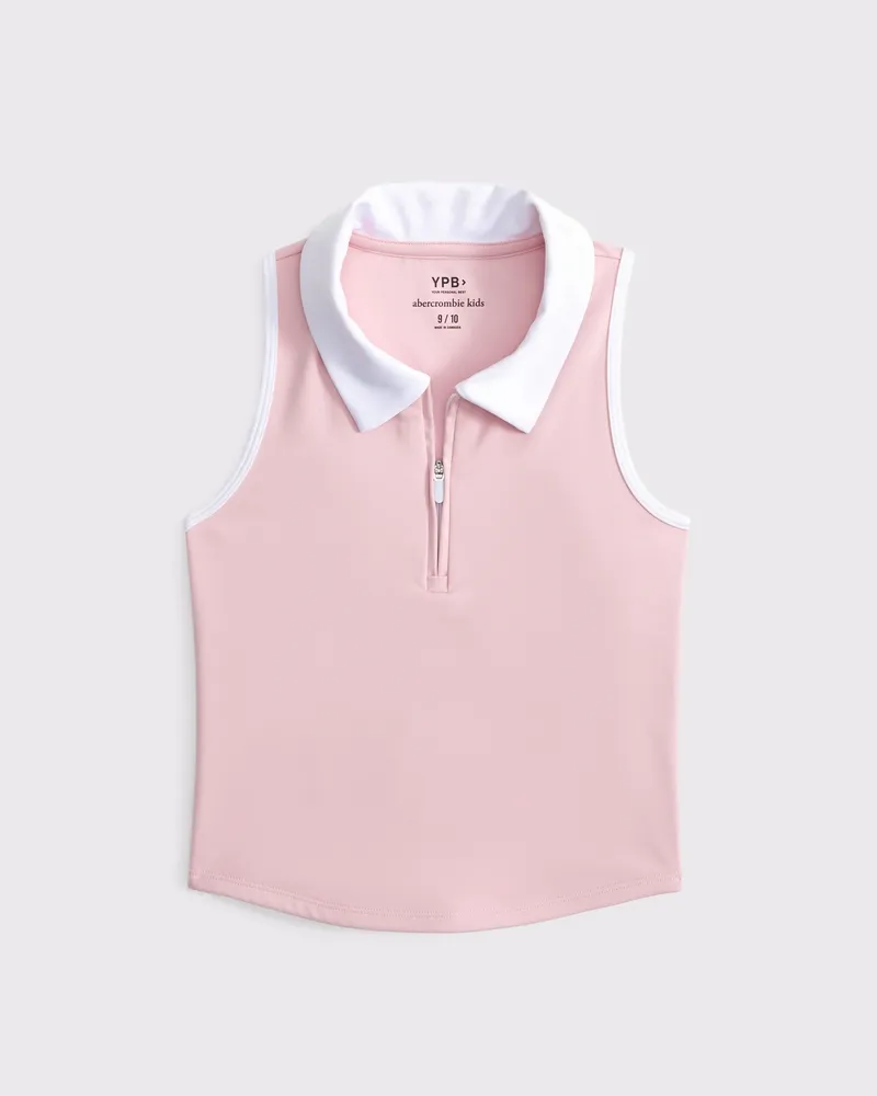 ypb half-zip polo tank