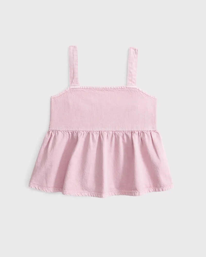 denim babydoll top