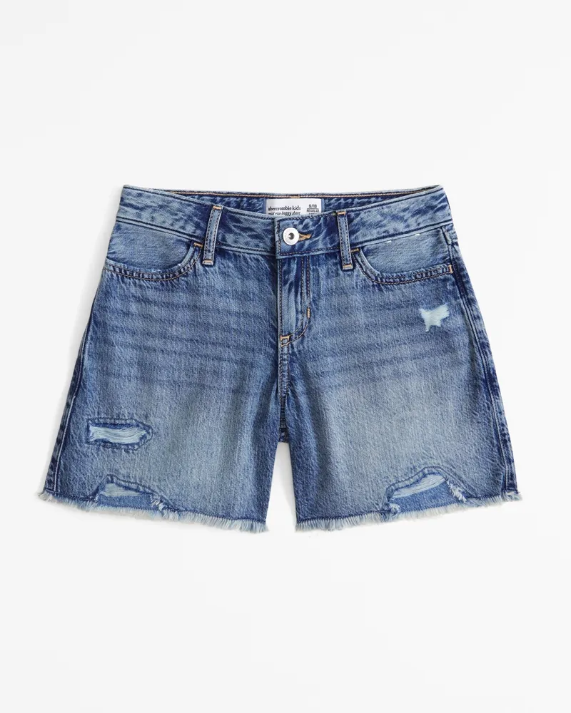 mid rise baggy shorts