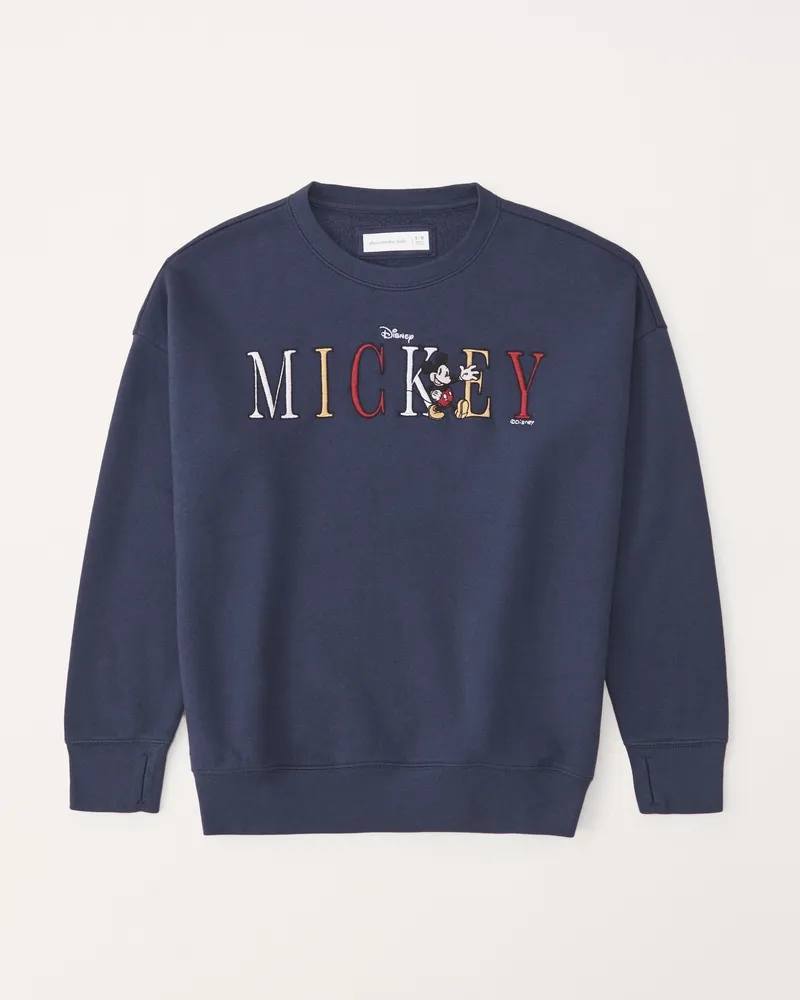 legging-friendly mickey mouse graphic crew sweatshirt