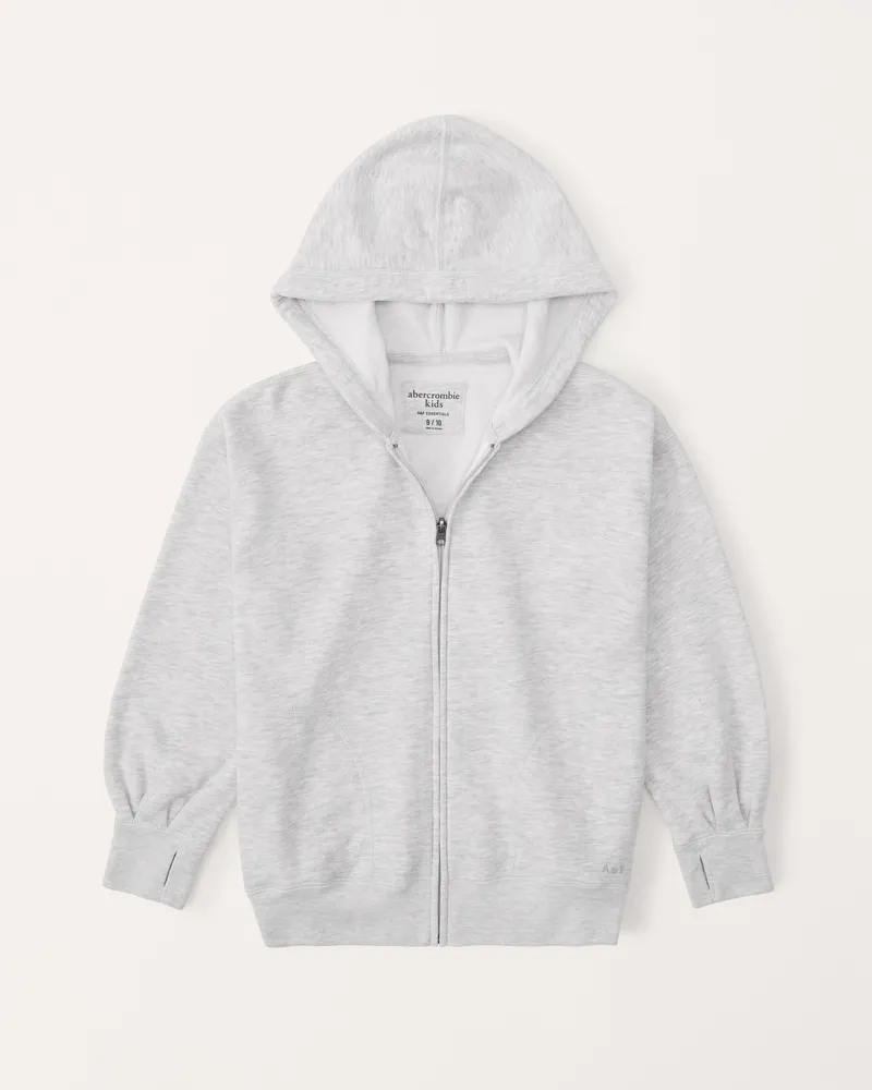 essential sunday legging-friendly full-zip hoodie