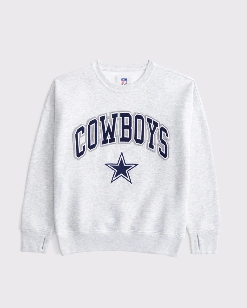 legging-friendly dallas cowboys graphic crew sweatshirt