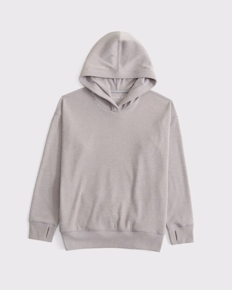 legging-friendly cozy rib popover hoodie