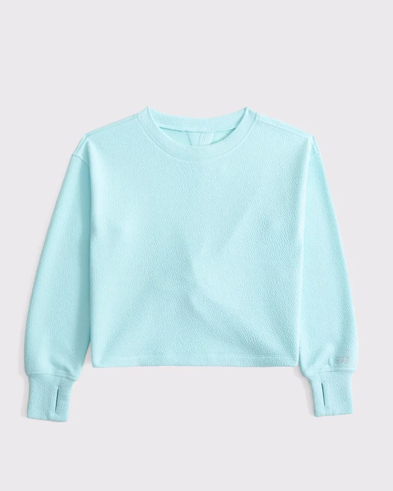 ypb textured crew sweatshirt