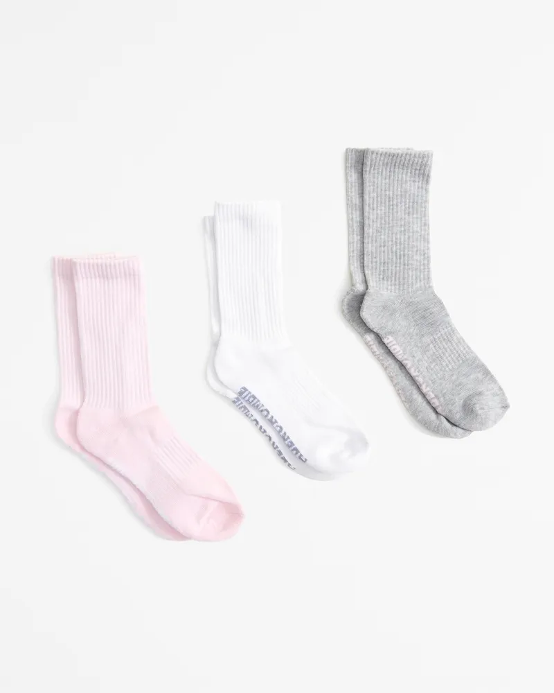 3-pack crew socks