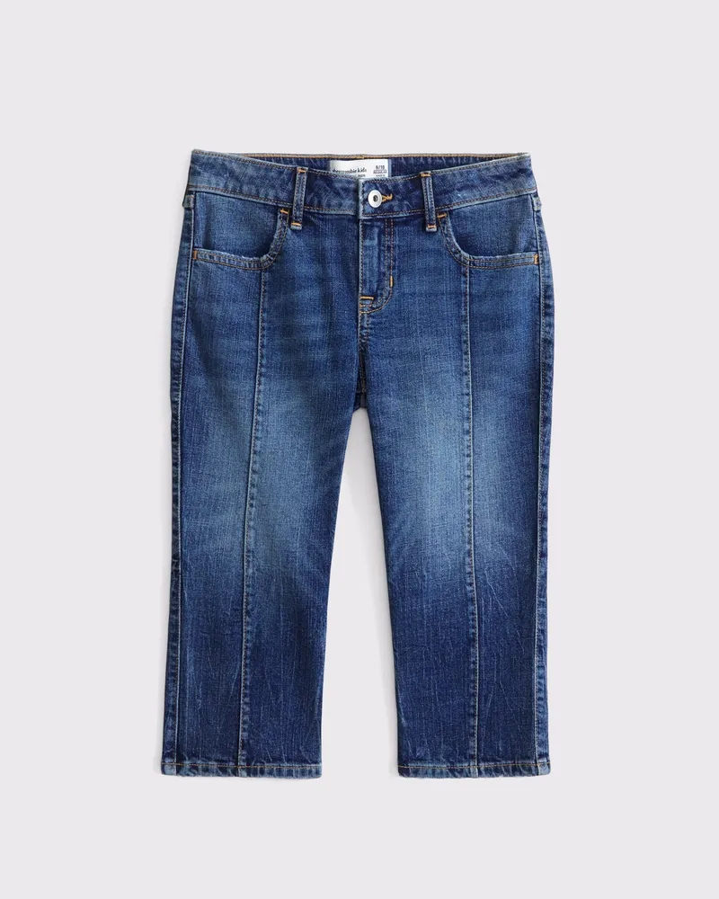 slim low rise capri jeans