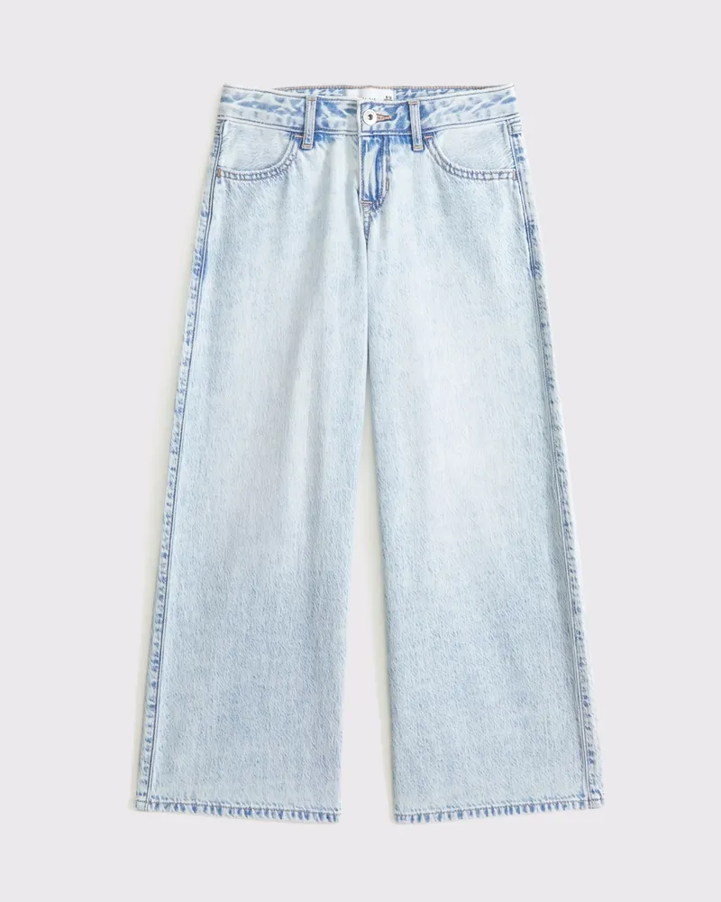 lightweight low rise ultra baggy jeans
