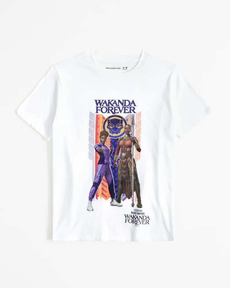 oversized black panther graphic tee